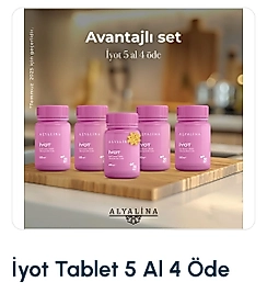Alyalina İyot Tablet 5 Al 4 Öde